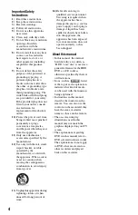 Preview for 4 page of Sony RDR-HX730 Operating Instructions Manual