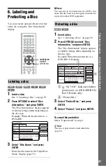 Preview for 37 page of Sony RDR-HX730 Operating Instructions Manual