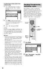 Preview for 44 page of Sony RDR-HX730 Operating Instructions Manual