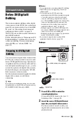 Preview for 75 page of Sony RDR-HX730 Operating Instructions Manual