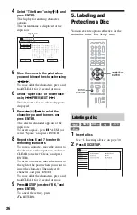 Preview for 36 page of Sony RDR-HX780 Operating Instructions Manual