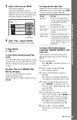 Preview for 33 page of Sony RDR-HX820 Operating Instructions Manual