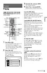 Preview for 55 page of Sony RDR-HX820 Operating Instructions Manual