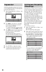 Preview for 88 page of Sony RDR-HX820 Operating Instructions Manual