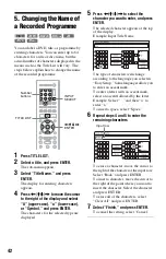 Preview for 42 page of Sony RDR-HXD1065 Operating Instructions Manual