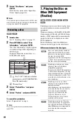 Preview for 44 page of Sony RDR-HXD1065 Operating Instructions Manual