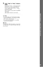 Preview for 47 page of Sony RDR-HXD1065 Operating Instructions Manual