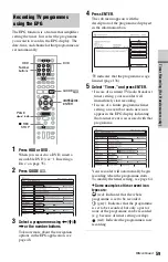 Preview for 59 page of Sony RDR-HXD1065 Operating Instructions Manual