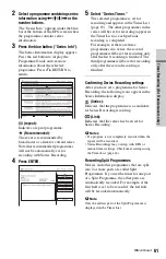 Preview for 61 page of Sony RDR-HXD1065 Operating Instructions Manual