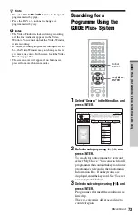 Preview for 73 page of Sony RDR-HXD1065 Operating Instructions Manual