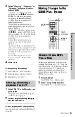 Preview for 75 page of Sony RDR-HXD1065 Operating Instructions Manual