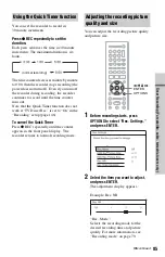 Preview for 85 page of Sony RDR-HXD1065 Operating Instructions Manual