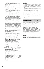 Preview for 86 page of Sony RDR-HXD1065 Operating Instructions Manual