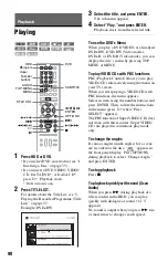 Preview for 90 page of Sony RDR-HXD1065 Operating Instructions Manual