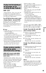 Preview for 95 page of Sony RDR-HXD1065 Operating Instructions Manual