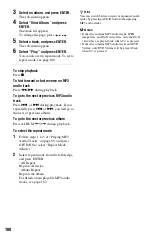 Preview for 100 page of Sony RDR-HXD1065 Operating Instructions Manual