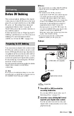 Preview for 115 page of Sony RDR-HXD1065 Operating Instructions Manual