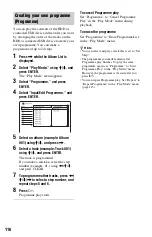 Preview for 116 page of Sony RDR-HXD1070 Operating Instructions Manual