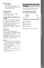 Preview for 25 page of Sony RDR-HXD560 Operating Instructions Manual