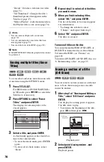 Preview for 70 page of Sony RDR-HXD560 Operating Instructions Manual