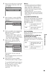 Preview for 99 page of Sony RDR-HXD560 Operating Instructions Manual