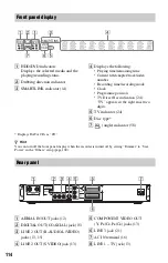 Preview for 114 page of Sony RDR-HXD560 Operating Instructions Manual