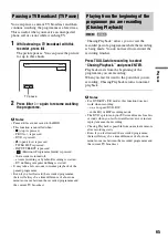 Preview for 65 page of Sony RDR-HXD710 Operating Instructions Manual