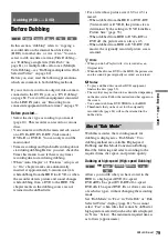 Preview for 79 page of Sony RDR-HXD710 Operating Instructions Manual