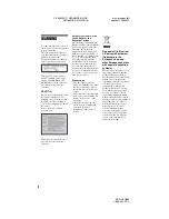 Preview for 2 page of Sony RDR-HXD860 Operating Instructions Manual