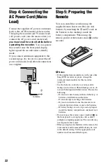 Preview for 22 page of Sony RDR-HXD870 Operating Instructions Manual