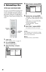 Preview for 40 page of Sony RDR-HXD870 Operating Instructions Manual