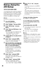 Preview for 86 page of Sony RDR-HXD870 Operating Instructions Manual