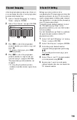 Preview for 119 page of Sony RDR-HXD870 Operating Instructions Manual