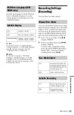 Preview for 117 page of Sony RDR-HXD890 Operating Instructions Manual