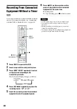 Предварительный просмотр 88 страницы Sony RDR-VX420 Operating Instructions Manual