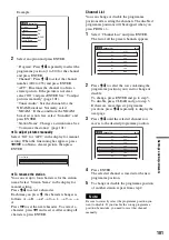 Предварительный просмотр 101 страницы Sony RDR-VX420 Operating Instructions Manual