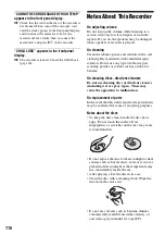 Preview for 116 page of Sony RDR-VX420 Operating Instructions Manual