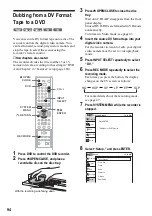 Предварительный просмотр 94 страницы Sony RDR VX500 - DVD Player/Recorder With VCR Operating Instructions Manual