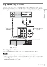 Предварительный просмотр 15 страницы Sony RDR VX511 - DVDr/ VCR Combo Operating Instructions Manual