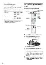 Предварительный просмотр 46 страницы Sony RDR VX511 - DVDr/ VCR Combo Operating Instructions Manual