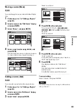 Preview for 65 page of Sony RDR VX511 - DVDr/ VCR Combo Operating Instructions Manual