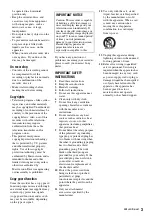 Preview for 3 page of Sony RDR-VX515 - Dvd Recorder/vcr Combo Operating Instructions Manual