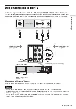 Preview for 15 page of Sony RDR-VX515 - Dvd Recorder/vcr Combo Operating Instructions Manual