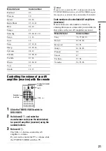 Preview for 21 page of Sony RDR-VX515 - Dvd Recorder/vcr Combo Operating Instructions Manual