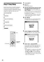 Preview for 22 page of Sony RDR-VX515 - Dvd Recorder/vcr Combo Operating Instructions Manual