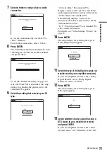 Preview for 23 page of Sony RDR-VX515 - Dvd Recorder/vcr Combo Operating Instructions Manual