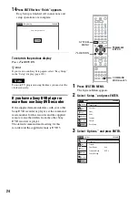 Preview for 24 page of Sony RDR-VX515 - Dvd Recorder/vcr Combo Operating Instructions Manual