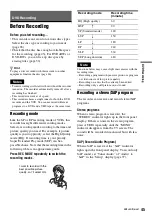 Preview for 45 page of Sony RDR-VX515 - Dvd Recorder/vcr Combo Operating Instructions Manual