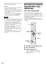 Preview for 50 page of Sony RDR-VX515 - Dvd Recorder/vcr Combo Operating Instructions Manual