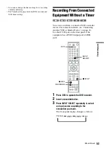 Preview for 53 page of Sony RDR-VX515 - Dvd Recorder/vcr Combo Operating Instructions Manual